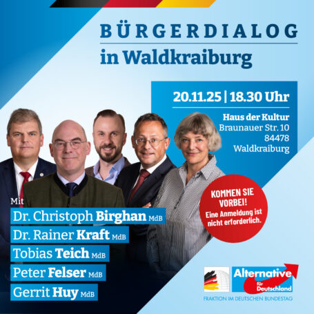 Bürgerdialog am 20.11.2025 in Waldkraiburg