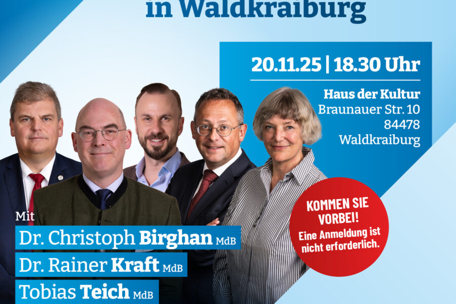 Bürgerdialog am 20.11.2025 in Waldkraiburg